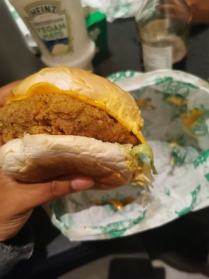 Chick'n Burger at Oowee Vegan - Baldwin in Bristol