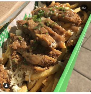 The gravy was amazing   at Oowee Vegan - Baldwin in Bristol