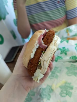 the other side chick burger  at Oowee Vegan - Baldwin in Bristol