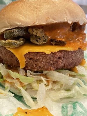 Flamin hot ‘beef'  at Oowee Vegan - Baldwin in Bristol