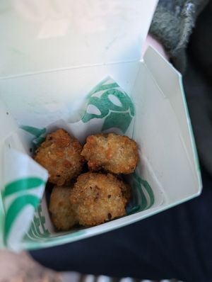 Popcorn chicken at Oowee Vegan - Baldwin in Bristol