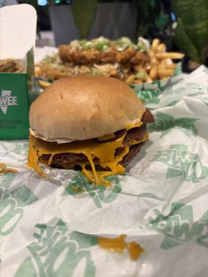 Double Smash Burger  at Oowee Vegan - Baldwin in Bristol