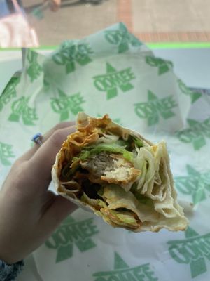 The spicy wrap  at Oowee Vegan - Baldwin in Bristol