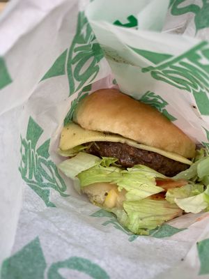 Cheese burger at Oowee Vegan - Baldwin in Bristol