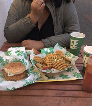 Garlic fries highly recommended!!!! at Oowee Vegan - Baldwin in Bristol