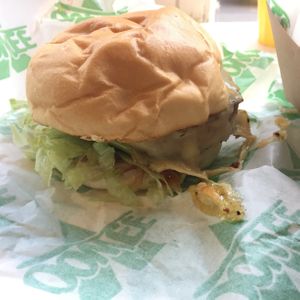 Beyond Meat Classic Cheeseburger  at Oowee Vegan - Baldwin in Bristol