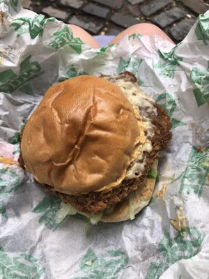 Baconator burger  at Oowee Vegan - Baldwin in Bristol