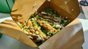 Cesar salad at Oowee Vegan - Baldwin in Bristol