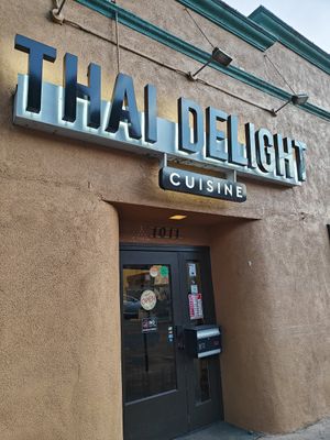 outside at Thai Delight in San Luis Obispo