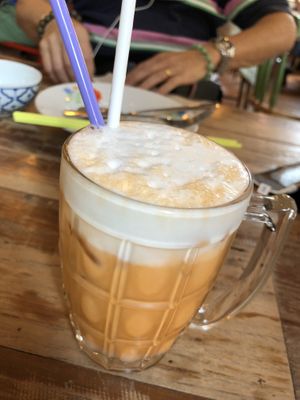 Taste good. A little too sweet. Haha!  at Ginger Farm Kitchen in Chiang Mai