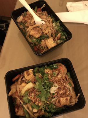 Take away rice noodles with tofu, No. 13 & 33. Yummy! at An Khang Quan in Dusseldorf