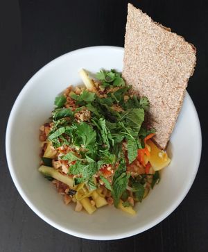 Mango salad at An Khang Quan in Dusseldorf