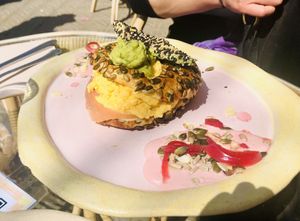 Bagel at Brunch and Cake By The Sea in Barcelona