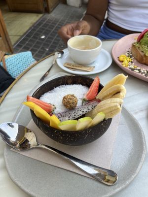 Açai bowl  at Brunch and Cake By The Sea in Barcelona