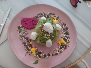 Avo on toast  at Brunch and Cake By The Sea in Barcelona