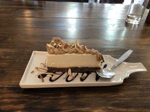 Caramel cheese cake   at Ganita Cafe in Pai
