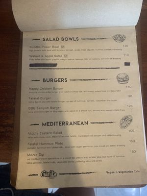 Menu P2 - new menu coming soon  #Veganuary at Ganita Cafe in Pai