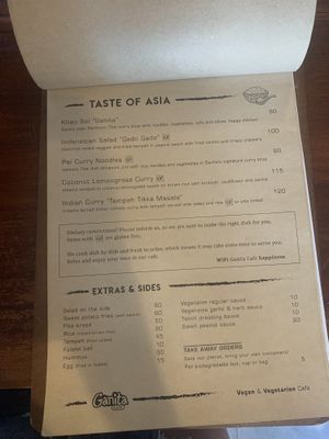 Menu P3 - new menu coming soon #Veganuary at Ganita Cafe in Pai