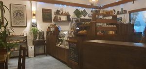 Inside at Ganita Cafe in Pai