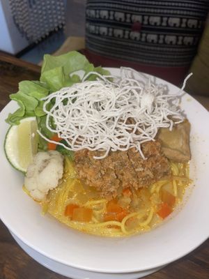 Khao Soi  at Ganita Cafe in Pai