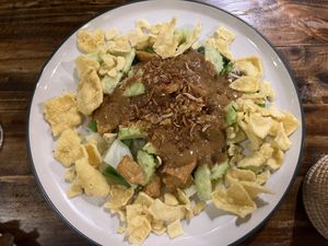 Gado gado  #Veganuary at Ganita Cafe in Pai