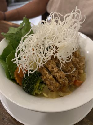 Khao soi  at Ganita Cafe in Pai