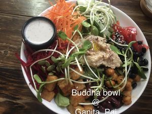   at Ganita Cafe in Pai