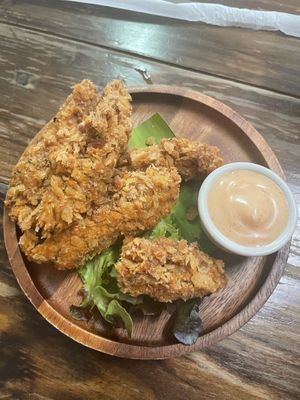 chicken tenders  at Ganita Cafe in Pai