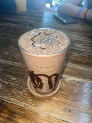 snickers smoothie  at Ganita Cafe in Pai