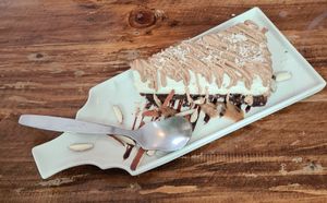 Cheese cake at Ganita Cafe in Pai