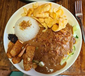 Gado gado at Ganita Cafe in Pai