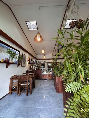 Restaurant interior   at Ganita Cafe in Pai