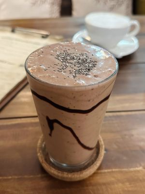 Vegan snickers smoothie (80 THB)  at Ganita Cafe in Pai
