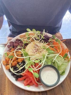 Buddha bowl  at Ganita Cafe in Pai