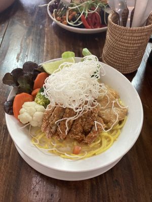 Khao soi  at Ganita Cafe in Pai