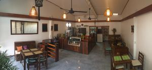 Impression of cafe inside (pre-opening) at Ganita Cafe in Pai