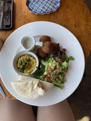 Falafel balls at Ganita Cafe in Pai