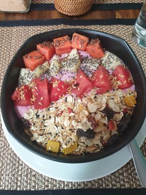 Smoothie bowl at Ganita Cafe in Pai