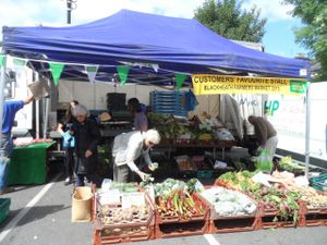 Market stall at Farmer's Market - Blackheath in South East London