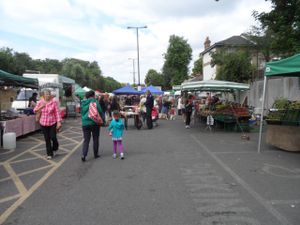 Market at Farmer's Market - Blackheath in South East London