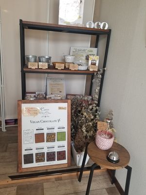 Cookies, cakes, tea and gift boxes at CocoChouChou in Nagano