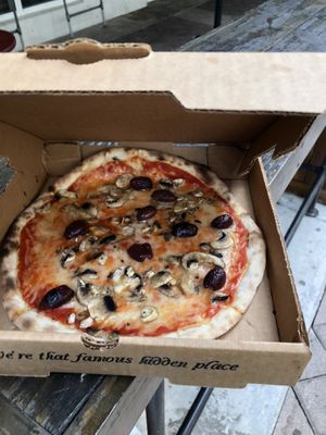 Champiñones con aceitunas  at Mister O1 - Brickell in Miami