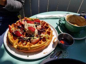 V3gan Waffles at Charley St in New York City