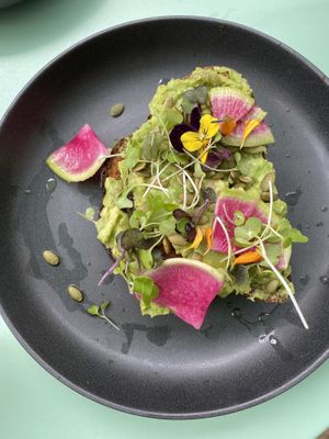 Avo Toast at Charley St in New York City
