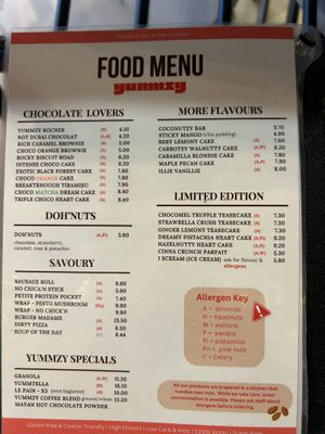 Vegan, wheat-free, sugar-free, delicious   at Yummzy in East London