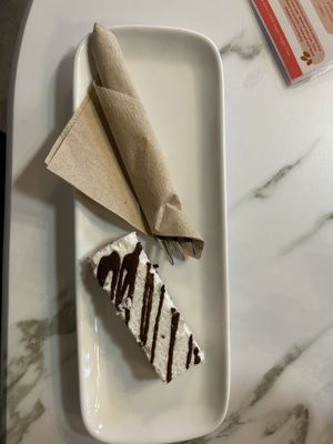 Coconut slice  at Yummzy in East London