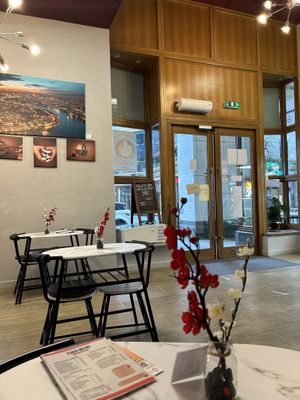 Relaxing space  at Yummzy in East London