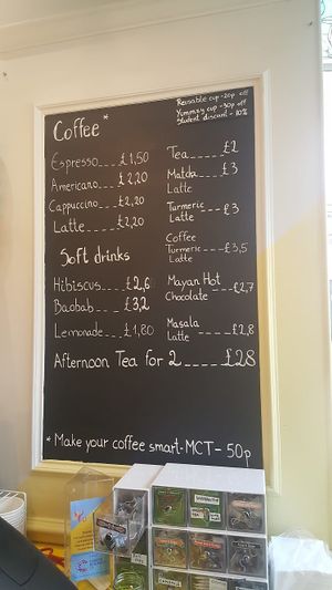 Wonderful menu with delicious food at Yummzy in East London