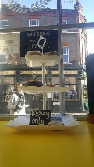 Adorable window display at Yummzy in East London