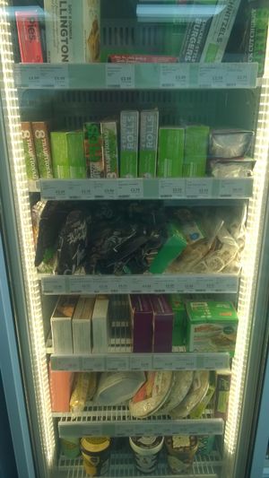 Freezer section at Holland & Barrett - Wellington Sq in Stockton-on-tees